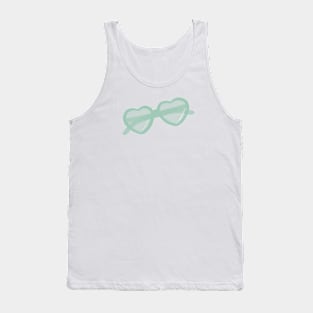 Heart Sunnies - Mint Tank Top